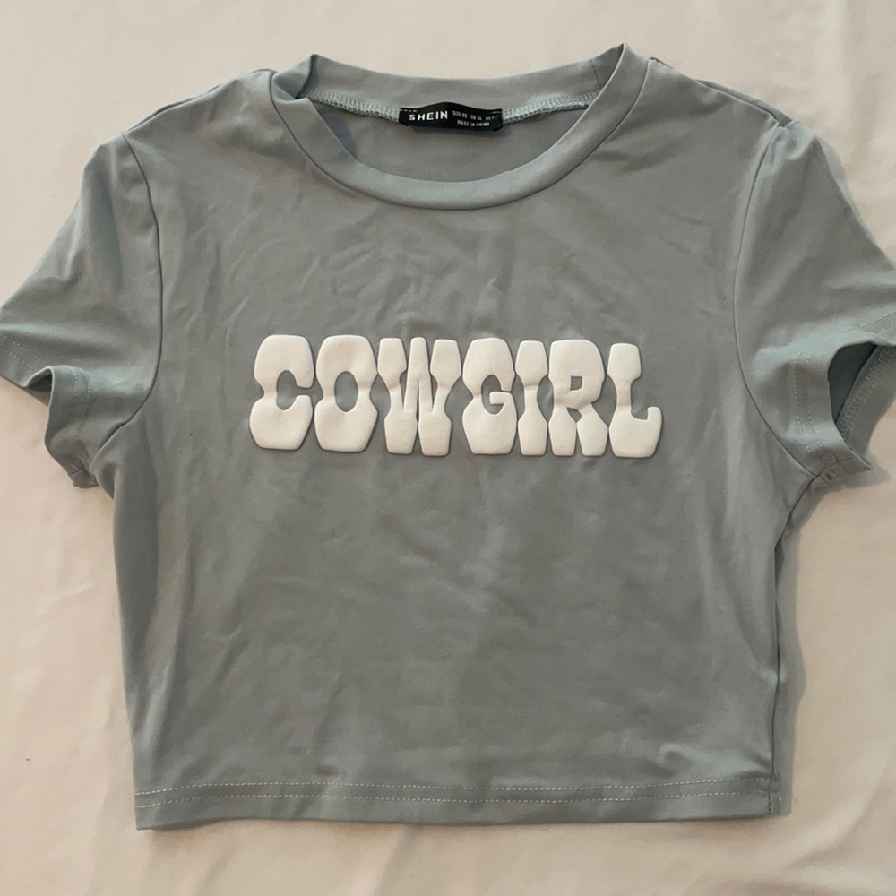 SHEIN Cowgirl crop top